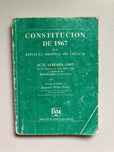 Constitución Uruguaya De 1967