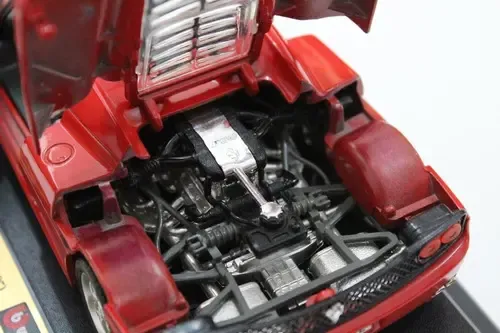 Miniatura Ferrari F50 1995 1:24 Burago Vermelha 1552 Cor Vermelho