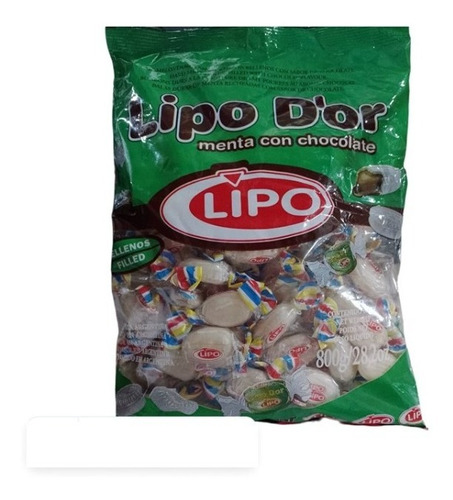 Caramelo Lipo Dor Menta Con Chocolate X 800g Engolosinar