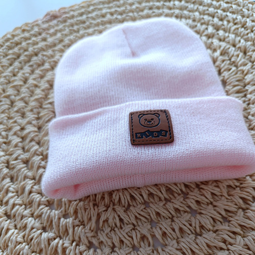 Gorro De Lana Para Bebe Gorrito Invierno Bebe Rosa Claro Dolly 8 Unico Lana Cashmilon
