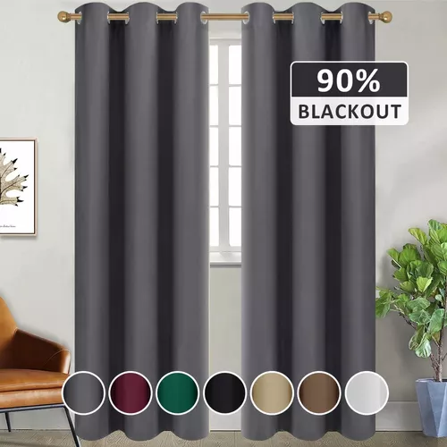 95"" x 40""W 1 panel Aqua Panel de cortina única ojal energéticamente eficiente Blackout 
