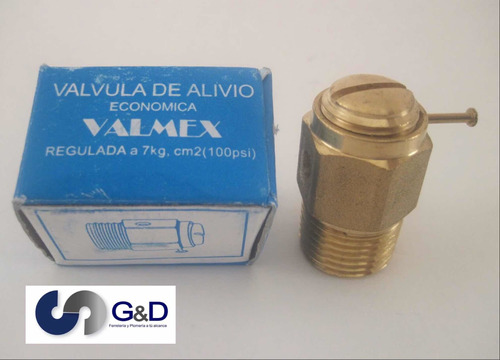 Válvula De Alivio Para Calentador/boyler Marca Fam 13mm. 1/2