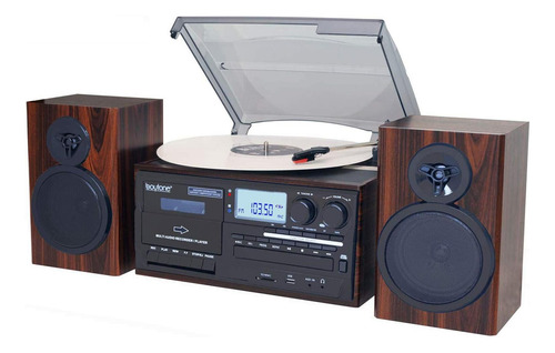 Boytone Bt-28mb, Bluetooth Classic Style Playtable Con 2 De