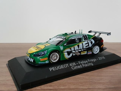 Miniatura Peugeot 408 Felipe Fraga 2016 - Escala 1:43