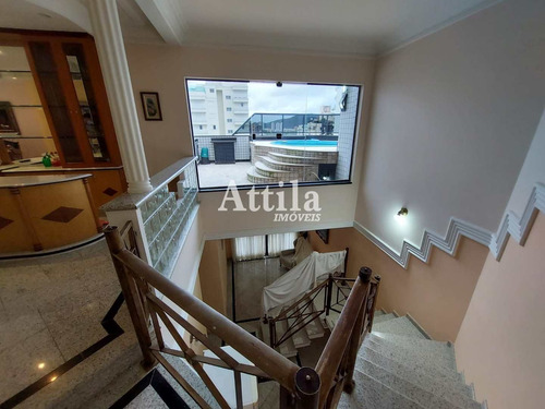 Imagem 5 de 30 de Cobertura Duplex Com Vista Para O Mar, 3 Dorms., 2 Vagas - V3462