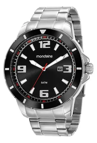 Reloj pulsera Mondaine Pulso Original Anal gico Preto Mondaine