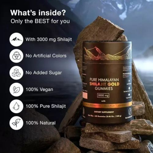 2024 Caramelos Blandos De Jalea De Himalaya Orgánicos Shilaj
