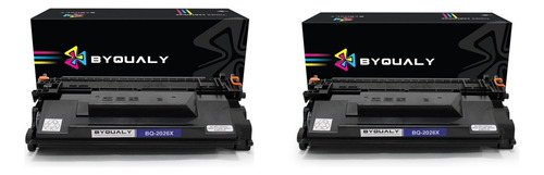 2x Cartucho De Toner Preto Compatível Hp Lj M 402dn Cf226x