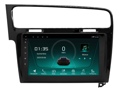 Multimidia Vw Golf Mk7 14/19 Android 14 2gb 32gb 9p Carplay