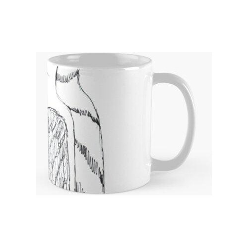 Taza Gato Original Dibujado A Lápiz Calidad Premium