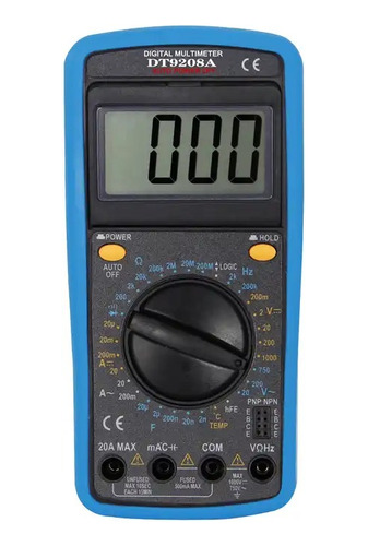 Multimetro Temperatura Capacidad Frecuencia Tester 890 G