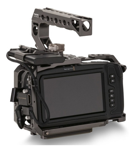 Imagem 2 de 7 de Cage Tilta Blackmagic Pocket 4k/6k Kit Ssd Handle Hdmi Cabo