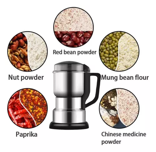 Molinillo Eléctrico para semillas, cereales, frutos secos