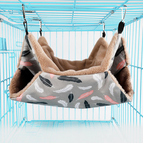2 Hamster Hurón Rata Ardilla Hamaca Hang Cage Nest Los