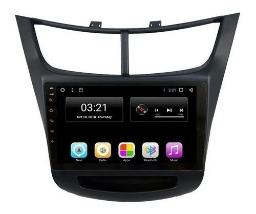 Radio Android 9 Pulgadas + Bisel De Chevrolet New Sail