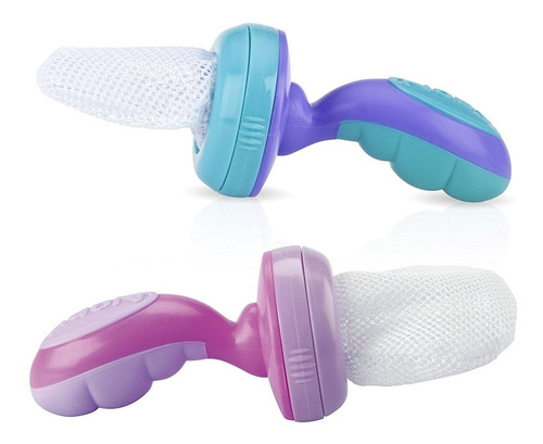 Nuby Paquete De 2 Mordelón Malla Alimentadores, Los Colores