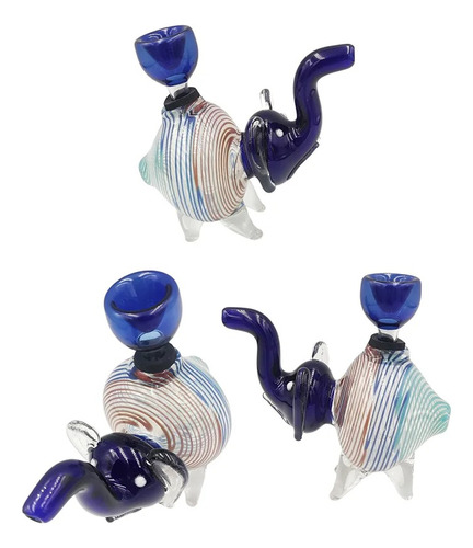  Bong Mini Elefante 11cm Pipa Agua