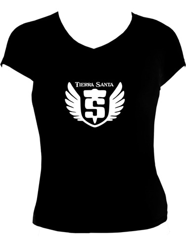 Blusa Tierra Santa Rock Metal Dama Tv Camiseta Urbanoz