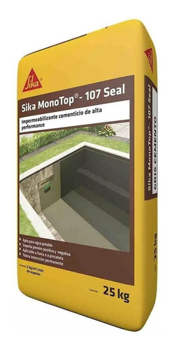 Sika Monotop 107 Seal Mortero Cementicio Impermeabilizante