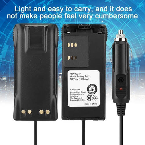 Eliminador De Batería De Dos Vías Para Icom Ic-v8 V82 A6 A24
