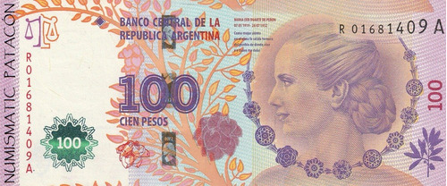 Billete 100 Pesos Eva Perón Reposición Bot 4311 - Impecable