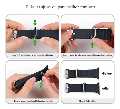 Relógio Smartwatch T800 Ultra 49mm 2 Pulseiras Corrida Pro
