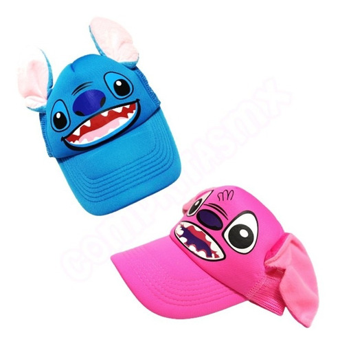 Gorra Unisex Zonic Stitch Pikachu Orejita Ajustable 