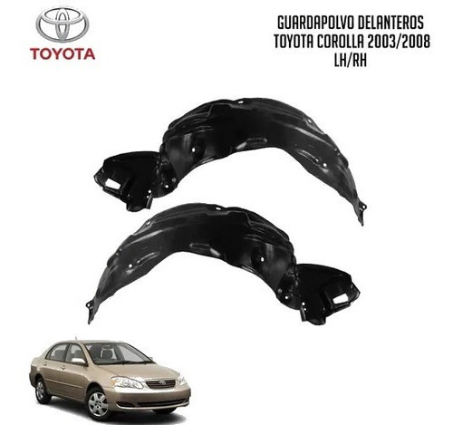 Guardapolvo Delantero Toyota Corolla 2003/2008 