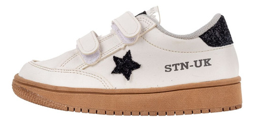 Zapatillas Niños Stone Kids Venice Sts White Metal Glitter 