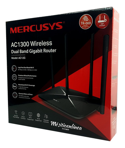 Router Mercusys Ac1300 Dual Band 