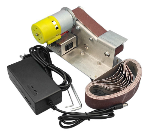 Mini Lixadeira De Cinta Adaptador Dos Eua Com Estilo A