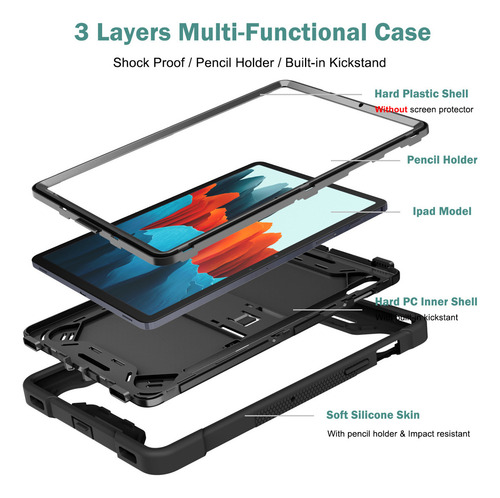 Funda Tablet Uso Rudo Para Samsung Galaxy Tab S10 Ultra 14.6