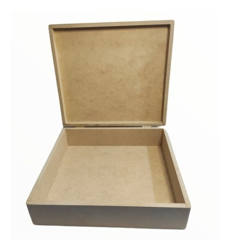 Caja Cofre De Fibrofacil (mdf) De 20x16x8 Cm