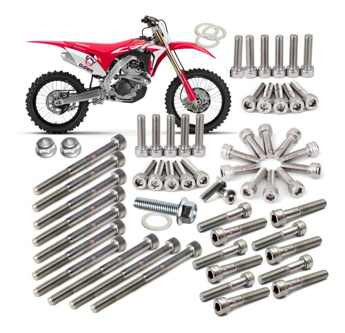 Kit Parafusos Allen Inox Motor Honda Crf250r Crf250x B9i