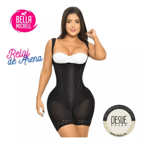 SHORT CAPRI PUSH UP RELOJ DE ARENA DOBLE TALLA A LA CINTURA CON REALCE –  Bella Michell