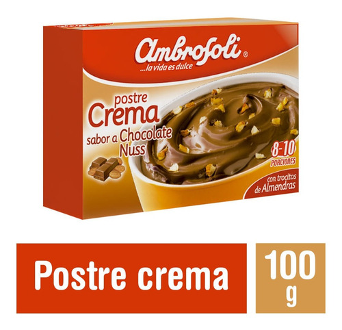 Ambrosoli Postre Crema Chocolate Nuss 100 Gr