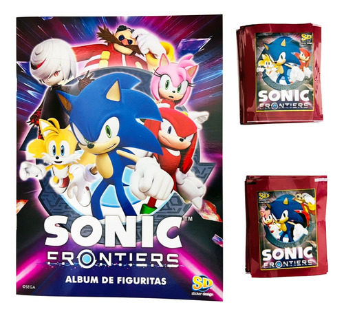 Album Sonic Frontiers 2023 - Album + 40 Sobres De Figuritas