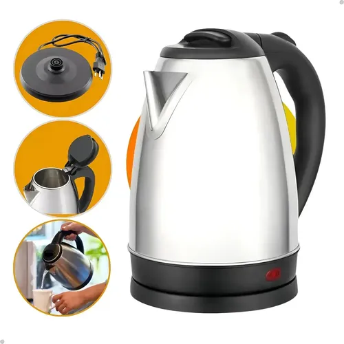 Chaleira Elétrica Inox 1,8 Litros Desligamento Automático