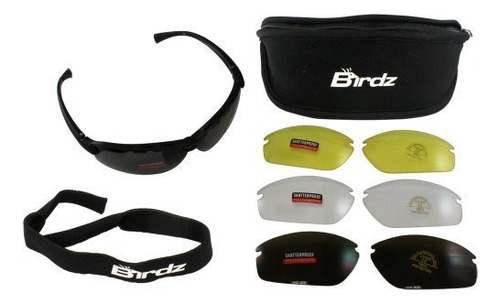 Birdz Gafas Hawkkit2 Intercambiable Glasses (negro / Marco T