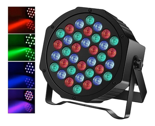 Oferta! Foco Led 36 Dmx Rgb Disco Fiesta Luces Cumpleaños