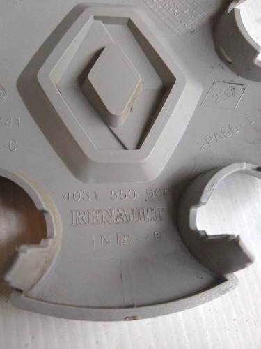 Taza Tapa Centro Llanta Renault Duster Original Gris (Usado)