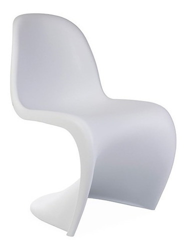 Bleu Muebles Silla Moderna Para Comedor Estilo Panton Blanco