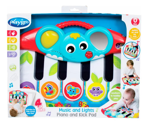 Playgro Music And Light Piano And Kick Pad By Maternelle