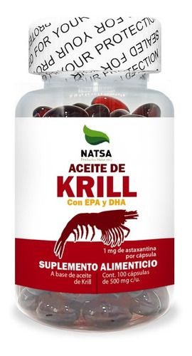 Aceite De Krill, 100 Softgels, Calidad Premium Sabor N/A