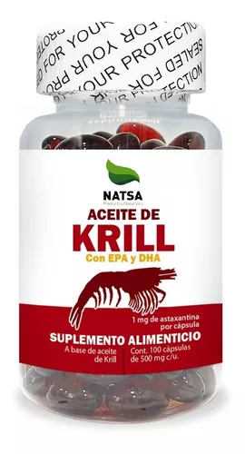Aceite de Krill Natural Wisdom 60 capsulas NATURAL WISDOM Suplemento