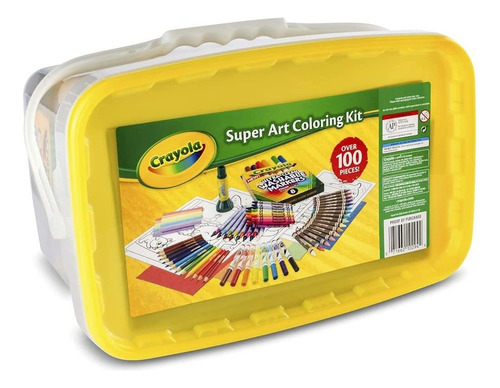 Crayola Super Art - Kit Para Colorear ( De 100 Unidades), L