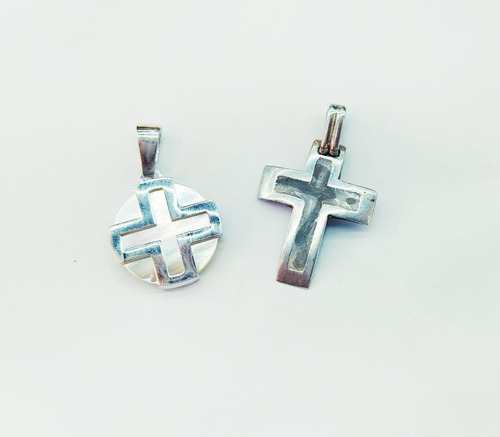 Dijes De Cruz En Plata 925. C6