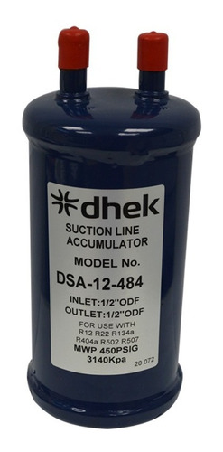 Acumulador De Succión Dhek 1/2 Cnr-23702