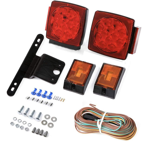 Maxxhaul V Led Kit De Remolque Sumergible Compacto Para Vehí