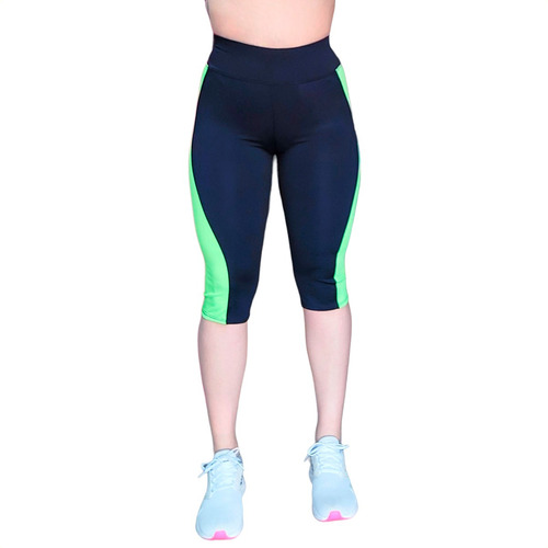 Calza Pescadora Mujer Lycra Tricot Fitnes Gym Talle Grande